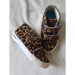 Toddler Girl's Leopard Hightops by SeaVees